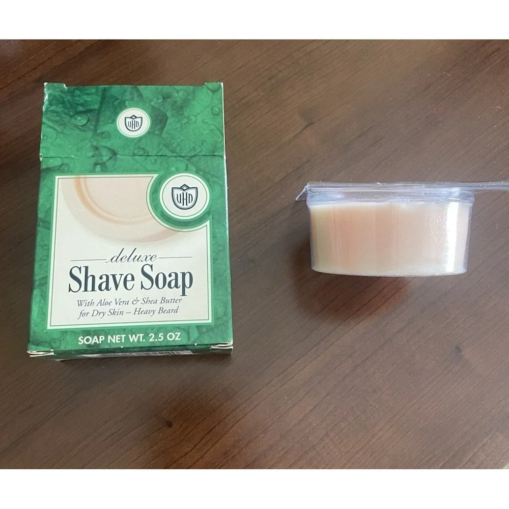 Van Der Hagen Deluxe Shave Soap For Dry Skin Heavy Beard 2.5 oz